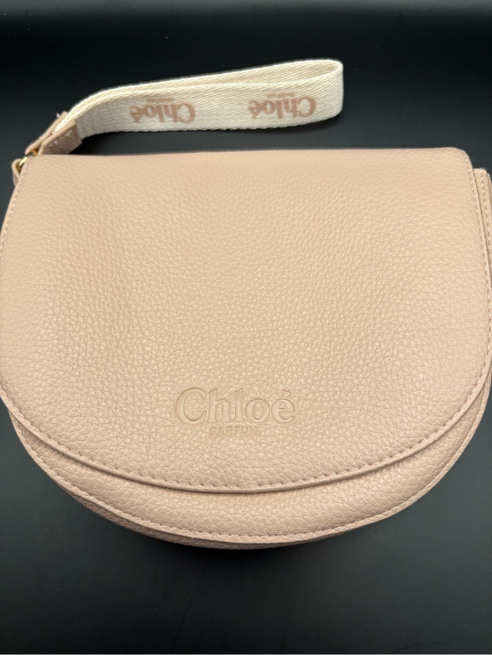 Chloé pale pink perfume/ makeup travel bag small